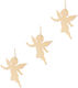 Drew Pearson International Ltd Wooden Christmas Decoration 3pcs