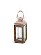 Floortop Wooden Lantern Brown 20x20x50cm