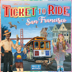 Days of Wonder Επέκταση Παιχνιδιού Ticket To Ride: San Francisco για 2-4 Παίκτες 8+ Ετών