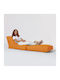 Πουφ Ξαπλώστρα Αδιάβροχη Siesta Πορτοκαλί 55x40x180cm