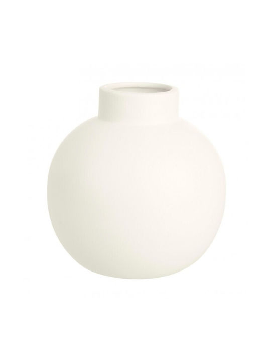 Bizzotto Decorative Vase Althea White 16x16x16cm