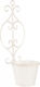 Bizzotto Hanging Pot Stand Metal White 15.5cmx20cmx47cmcm.