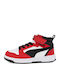 Rebound V6 Kids Sneakers High with Scratch White