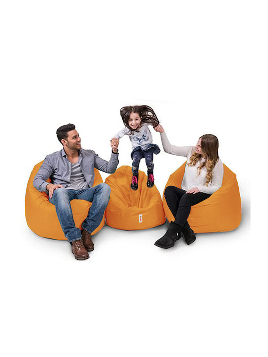 Πουφ Nackenrolle Iyzi Orange 100x100x20cm