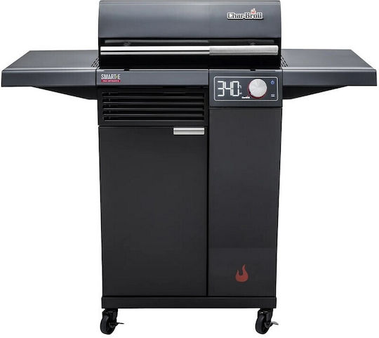 Char-Broil Smart-E С крака Електрическа скара Гладка плоча 2400W с капак и регулируем термостат