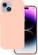 Tel Protect Premium Umschlag Rückseite Silikon Rosa (iPhone 15)
