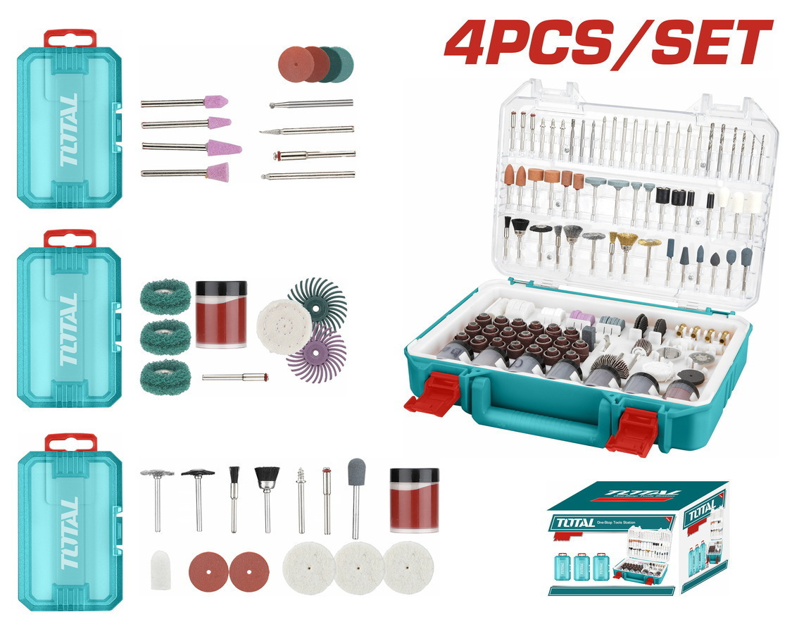 Total Set Accesorii Pentru Multitool 4 Bucăți TOS23035 | Skroutz