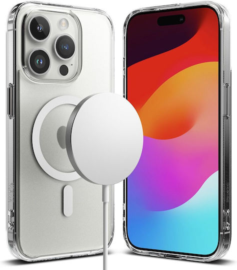 Ringke Fusion Magnetic Back Cover Σιλικόνης / Πλαστικό 2mm Matte Clear (iPhone 15 Pro Max)