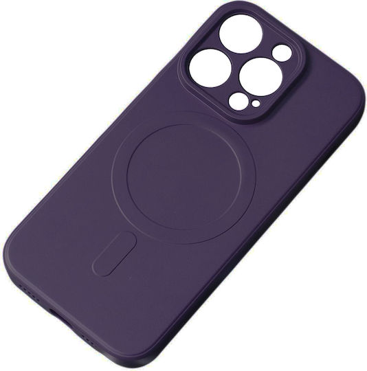 Tel Protect Umschlag Rückseite Silikon 2mm Lila (iPhone 15 Pro)