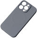 Tel Protect Umschlag Rückseite Silikon 2mm Gray (iPhone 15 Pro)