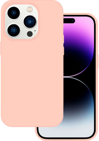 Tel Protect Premium Umschlag Rückseite Silikon Rosa (iPhone 15 Pro Max)