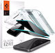 Spigen Ez Fit Glas.tr Privacy Full Face Tempered Glass 2τμχ (iPhone 15 / 16)