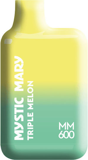 Mystic Mary MM600 Ηλεκτρονικό Τσιγάρο μιας Χρήσης 600 Εισπνοών Triple Melon 2ml 2mg