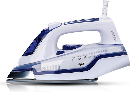 Raf Pro Heat Σίδερο Ατμού 2400W με Κεραμική Πλάκα και Συνεχόμενη Παροχή Ατμού 30gr/min