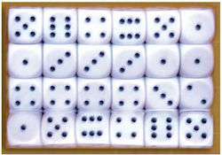 Modiano Dice White 2pcs