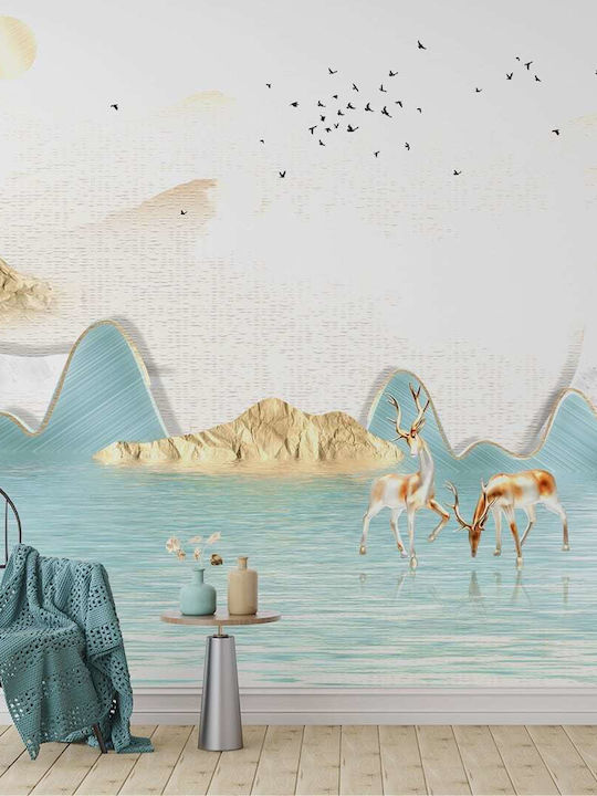 Self-adhesive Wall Mural Vinyl 350x270cm Washable