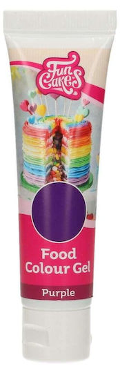 Fun Cakes Χρώμα Ζαχαροπλαστικής σε Μορφή Gel Μωβ 30gr Σωληνάριο