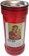 Tpster Tribut-Kerze aus Kunststoff 4-Tage T40-14-Rot