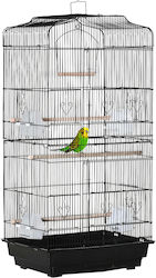 Pawhut Metallic Bird Cage 46.5cmx35.5cmx92cm