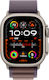 Apple Apple Watch Ultra 2 Titanium 49mm Waterproof with eSIM and Heart Rate Monitor Indigo Alpine Loop Medium Strap Size