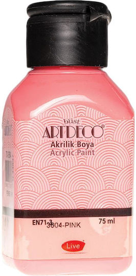 Art & Hobby Ακρυλικό Χρώμα Ζωγραφικής Pink 3604 75ml