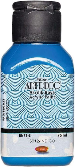 Art & Hobby Ακρυλικό Χρώμα Ζωγραφικής Indigo 3012 75ml