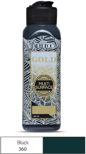 Art & Hobby Acrylic Paint Set Black 360 140ml 1pcs