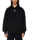 Sweatshirt mit Kapuze Silber