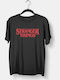 T-shirt Stranger Things Black Cotton