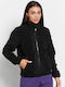 BodyTalk Fleece Damen Jacke in Schwarz Farbe