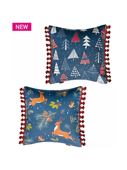 Kentia Christmas Decorative Square Pillowcase M...