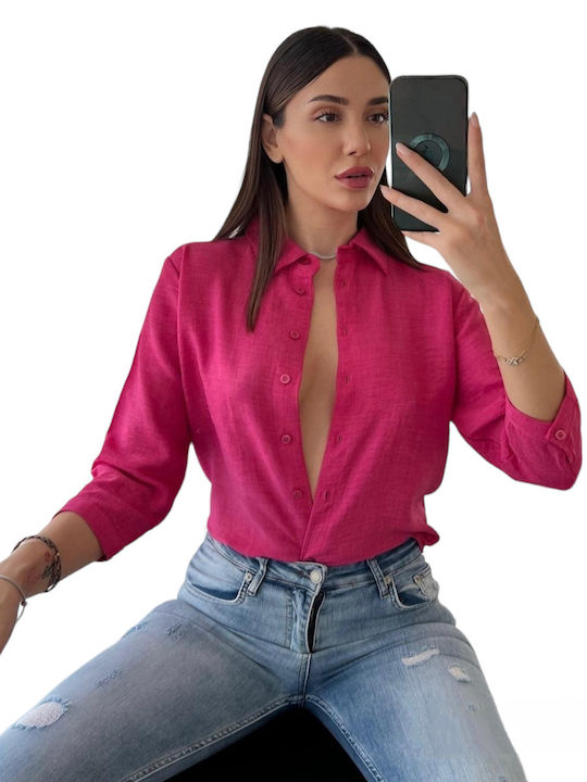 Concept Women's Long Sleeve Shirt Pink