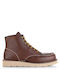 Jeep Footwear Men's Leather Boots Brown