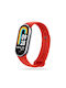 Tech-Protect Iconband Strap Silicone with Pin Red (Smart Band 8)