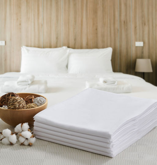 Getcozy Home Hotel Sheet White King Size 265x280cm 1pcs
