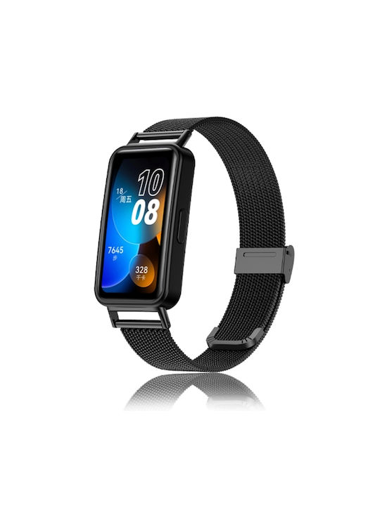 Strap Stainless Steel Black (Huawei Band 8)