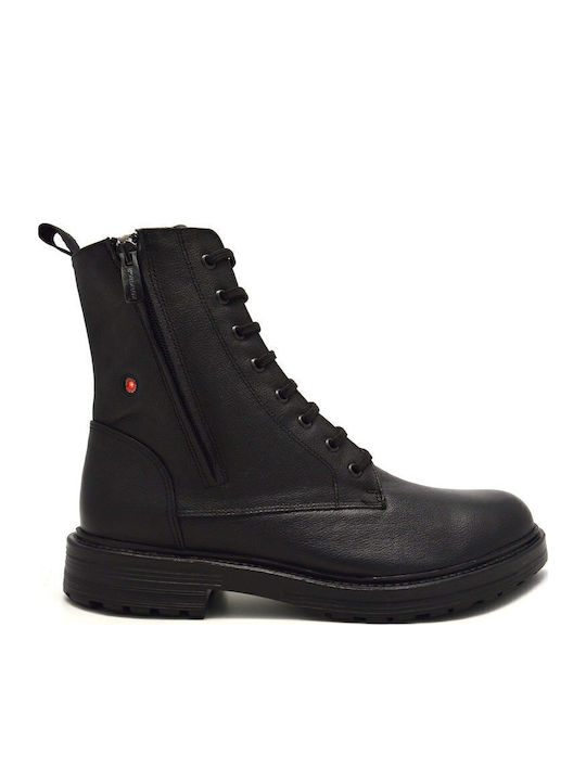 Robinson Leather Black Men's Boots Anatomical