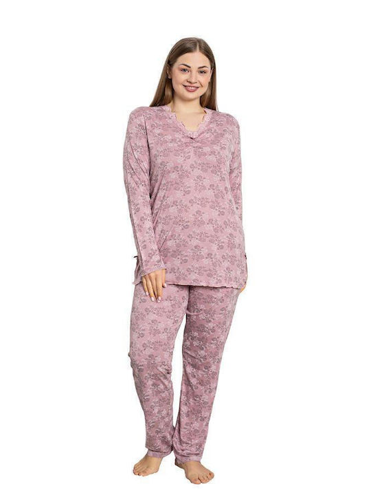 Baki Set Pijamale pentru Femei Roz