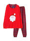 Cootaiya De iarnă Set Pijamale pentru Femei De bumbac Roșu