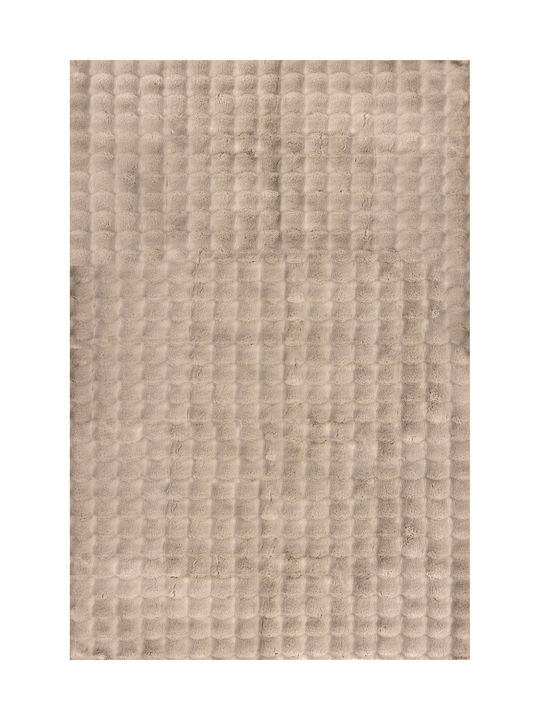 Saray Home Rutschfest Teppich Rechteckig Zottelig Pelzige Brown mocha