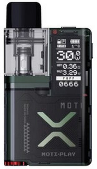 MOTI Play Комплект капсули 2мл с Вградена Батерия 900mAh Армейско зелено