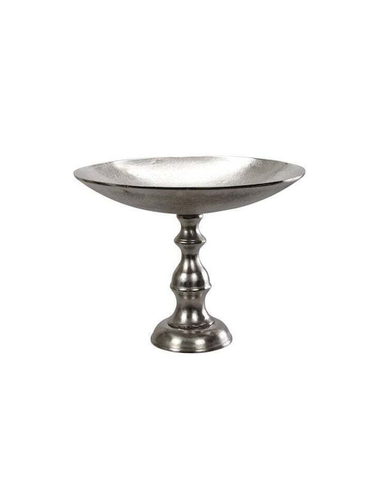 Othmar Decorative Bowl Pedestal Silver 48x48x48cm