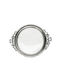 Savvas Design Декоративна купа Silver Сребрист 16x13x4см 1бр