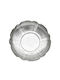 Savvas Design Dekorative Schüssel Silber Silber 16x16x5cm 1Stück