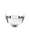 Savvas Design Decorative Bowl Pedestal Silver 27x27x18cm