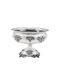 Savvas Design Decorative Bowl Pedestal Silver 19x19x14cm