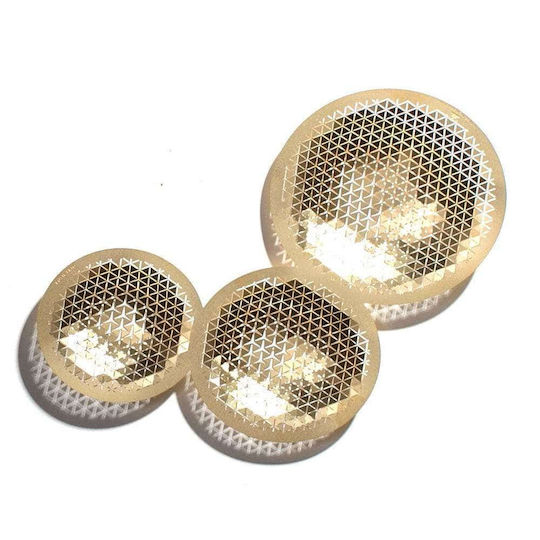 Fundamental Dekorative Schüssel Metall Gold 21x13cm 1Stück