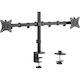 Equip Stand Desk Mounted for 2 Monitors up to 32" with Arm (650157)