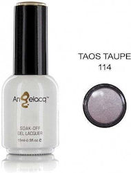 Angelacq Lac de unghii semipermanent Taos Taupe 114 15ml Angelacq Lac de unghii semipermanent Taos Taupe 114 15ml