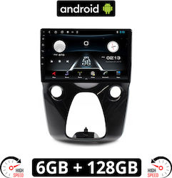 Ηχοσύστημα Αυτοκινήτου για Citroen C1 2014> (Bluetooth/USB/AUX/WiFi/GPS) με Οθόνη Αφής 10"